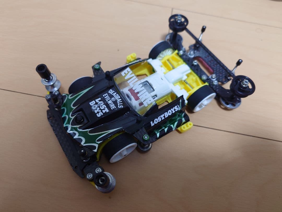 MA フルカーボン 蛍光イエロー ミニ四駆