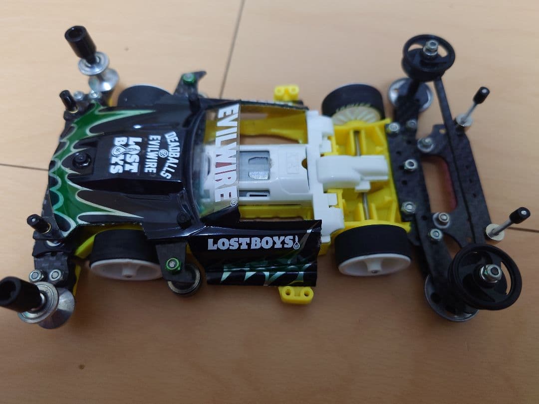 MA フルカーボン 蛍光イエロー ミニ四駆