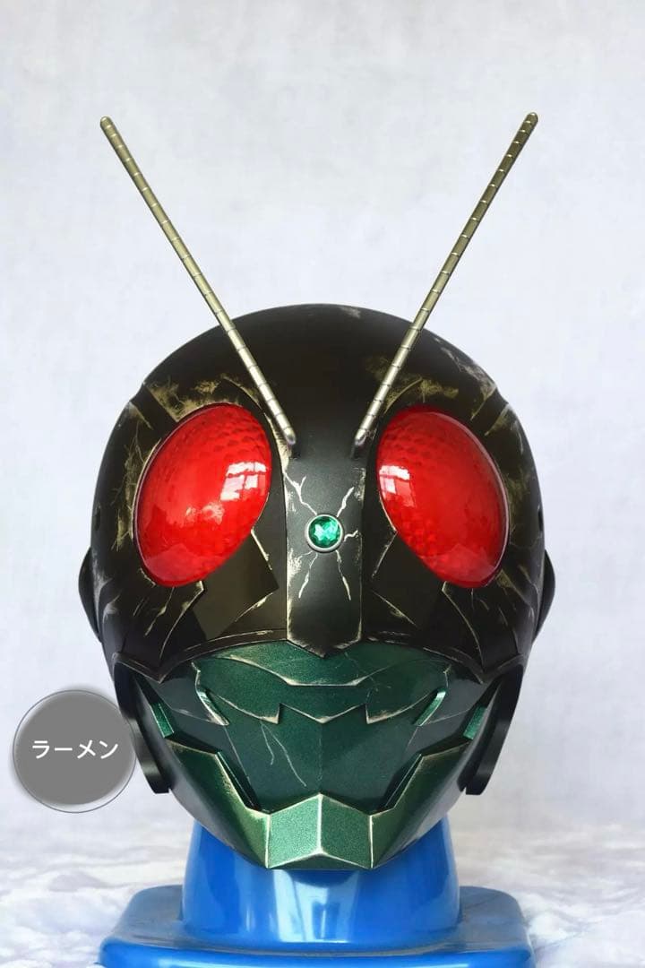 【美品】【未使用】マスク　アトラク　コスプレ　仮面ライダー 1/1プロップ