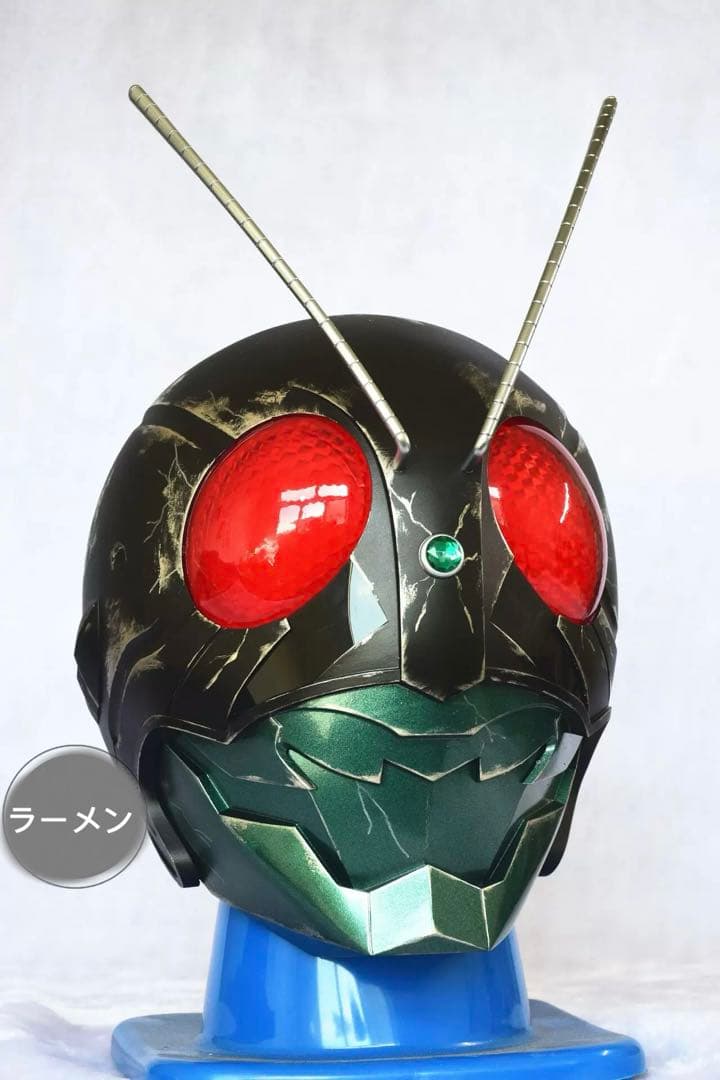 【美品】【未使用】マスク　アトラク　コスプレ　仮面ライダー 1/1プロップ
