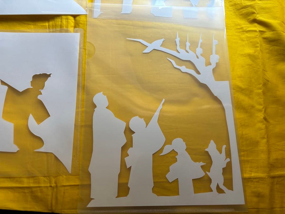 三代目林家正楽 師匠　 寄席紙切り　銘「湯島の白梅」