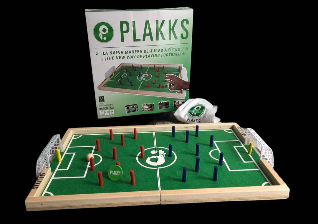 PLAKKS(プラックス)、欧州サッカーテーブルゲーム、木製、スペイン発