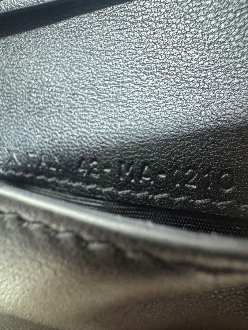 【限定値下げ】Dior ロータスウォレット　三つ折り財布　ラムスキン　ブラック