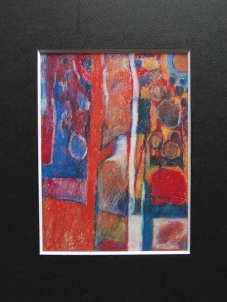 川口 軌外、作品、希少画集画、新品高級額、額装付、状態良好、油彩 風景