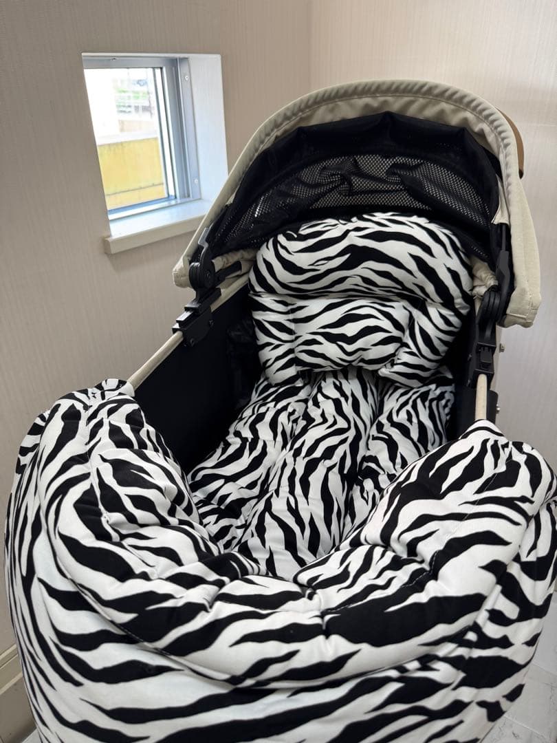 3点set カートクッション　コンフォーター　あごのせ　ダマスク柄