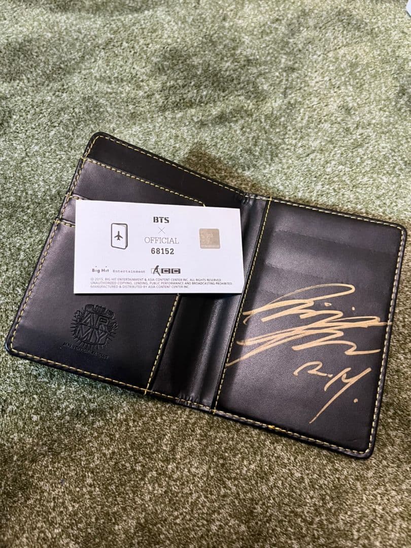 BTS サイン入り ファンクラブ継続特典