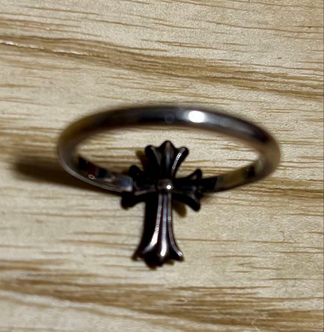 Chrome Hearts バブルガムリングCHクロス　10号