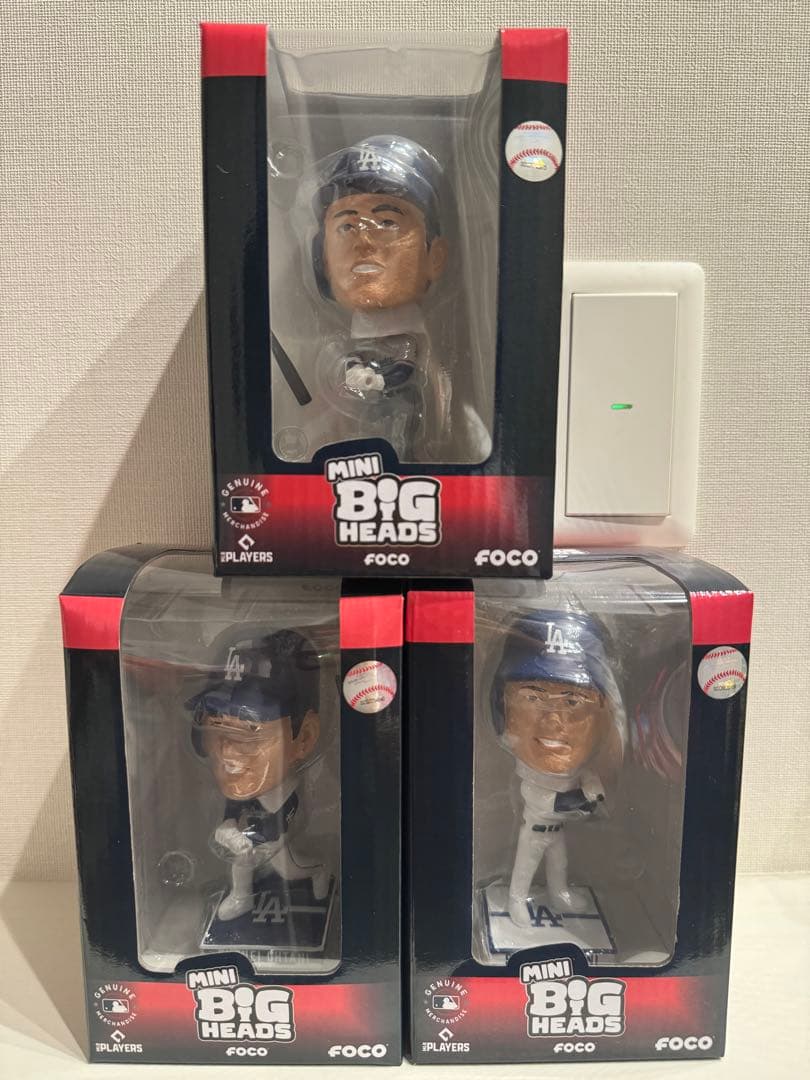 大谷翔平 2024 ボブルヘッドMINI BiG HEADS 新品未使用品