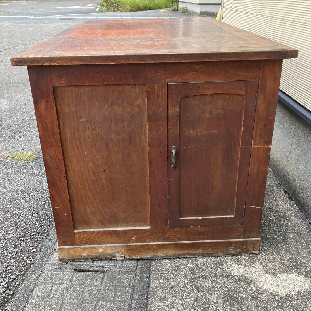 アンティークデスク　レトロ　机　店舗什器　ディスプレイ　レア