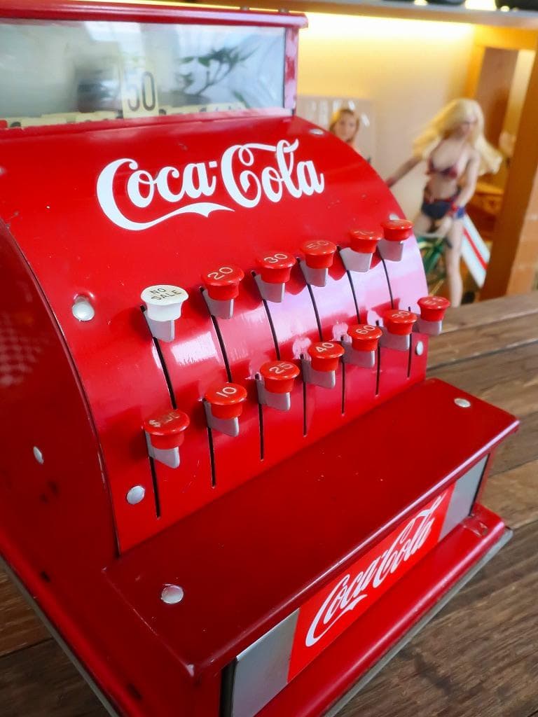コカコーラ 本物 50s ビンテージ トイレジスター アンティーク