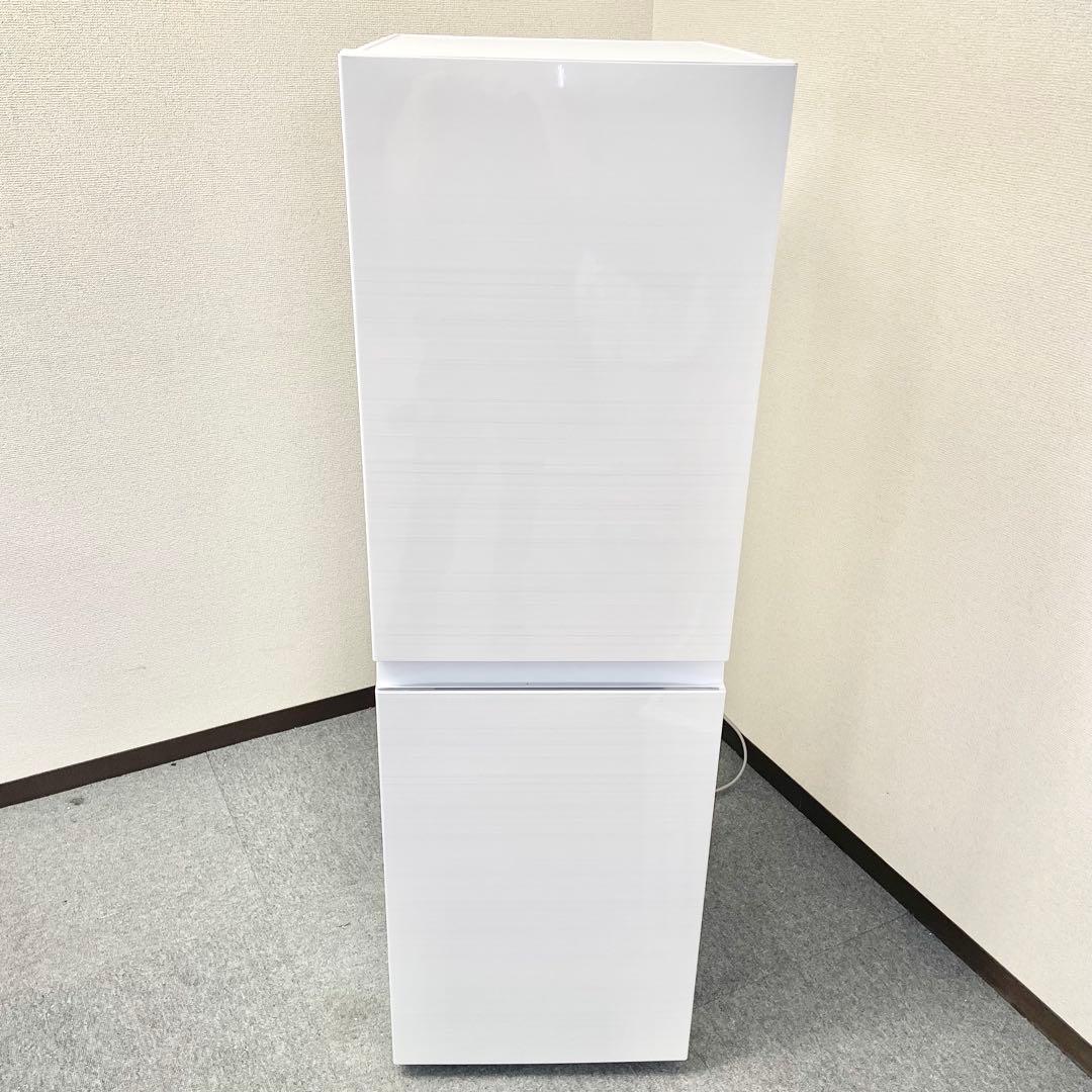 【美品】2024年 148L 冷凍冷蔵庫 ホワイト 左開きJR-SY15AL