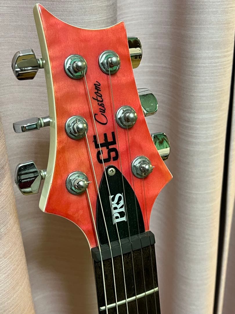 PRS SE Custom 24カスタム限定カラー ピンク ケース付