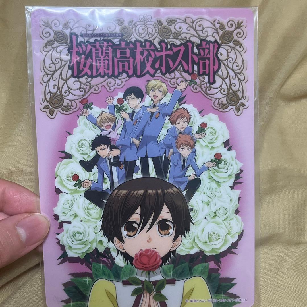 桜蘭高校ホスト部　トランプ　ポストカード　ブックマーク