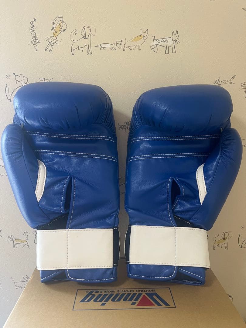 【新品未使用】Winning ボクシンググローブ 14 oz 青
