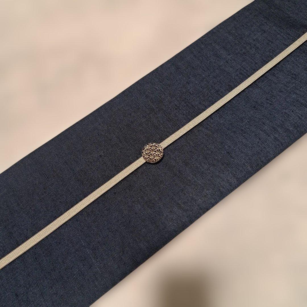 開き名古屋帯　ウィリアムモリス　ピンパーネル×正絹紬　米沢織