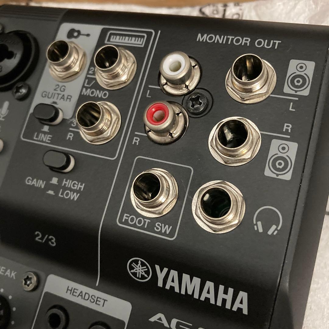 Yamaha AG03 MK2 ライブストリーミングミキサー
