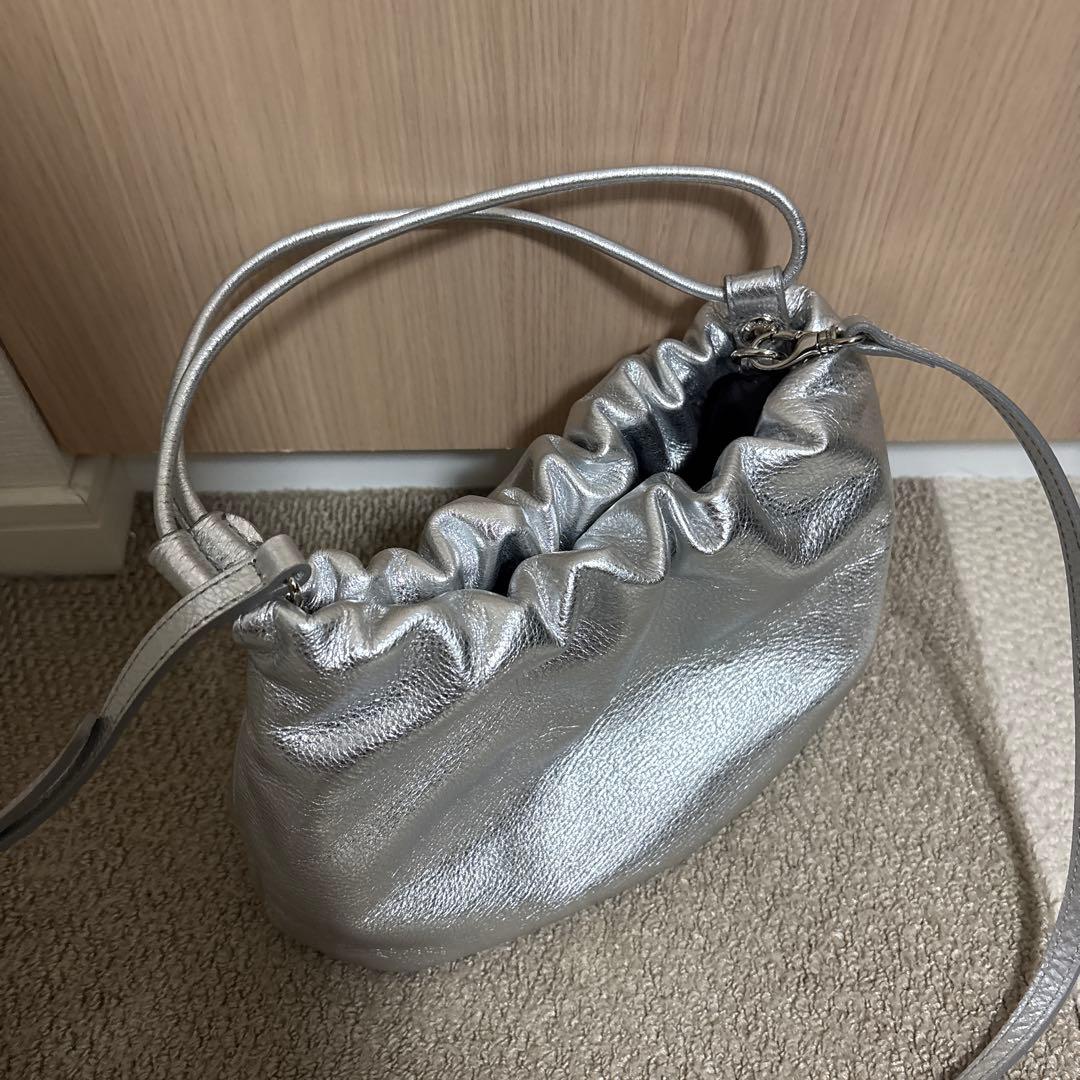 russet ラシット レザー巾着4wayショルダーバッグ