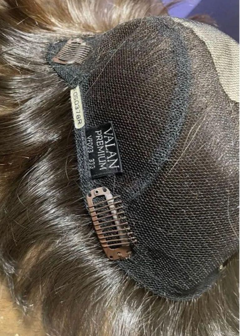 アデランス フォンテーヌ バランプレミアム 栗色 ハーフウィッグ 未使用に近い