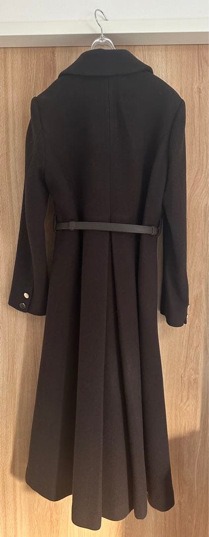 Apuweiser-riche ベルト付ロングチェスターコート こげ茶Mサイズ