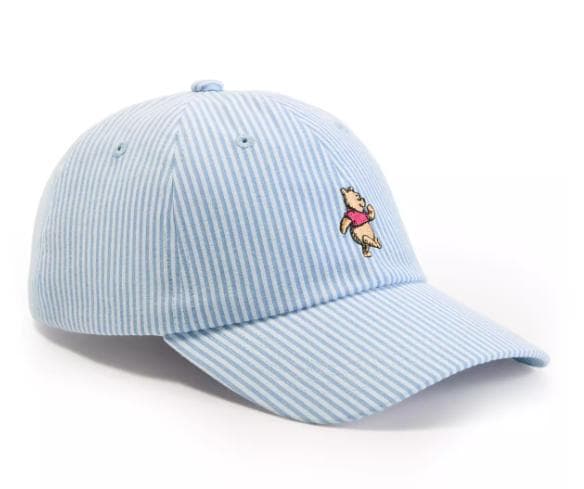 新作【日本未発売】くまのプーさん シアサッカー キャップ 大人用