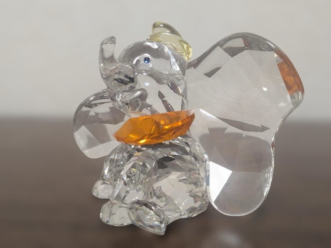 送込美品！ダンボ70周年記念2011年度限定スワロフスキークリスタル人形