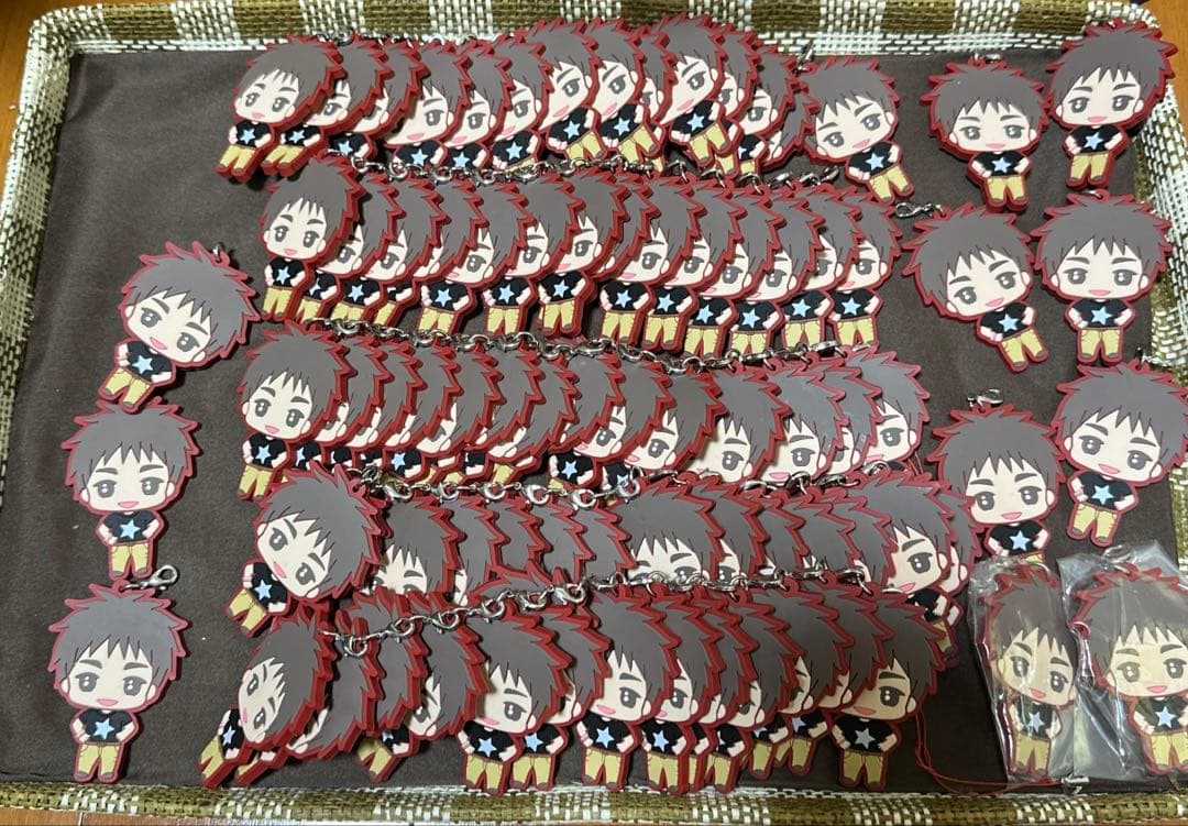 黒子のバスケ　黒バス　木吉鉄平　ラバーストラップ80個