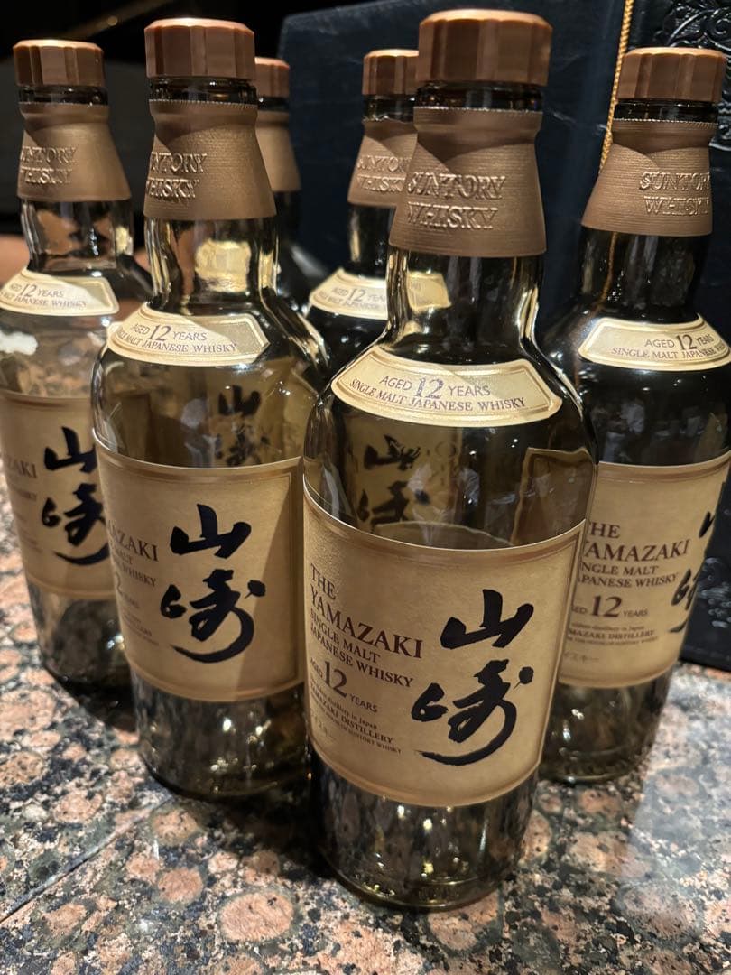 サントリー 山崎 12年700ml 空瓶８本セット