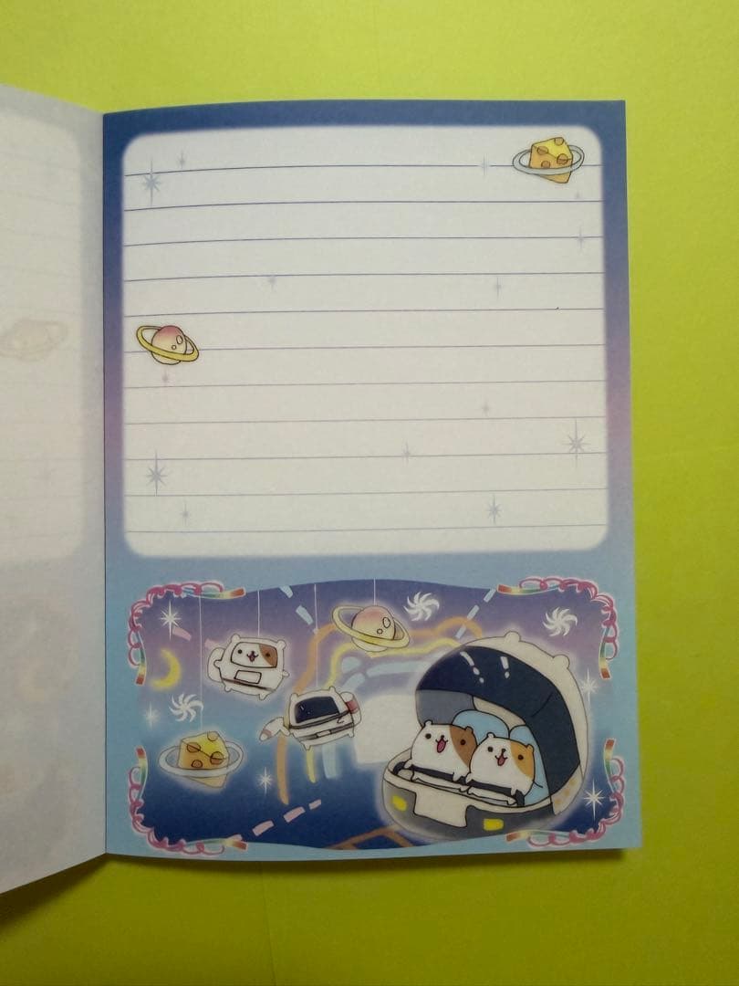 平成レトロ ハムハムパーク メモ帳 シール付き 当時物 ハムスター