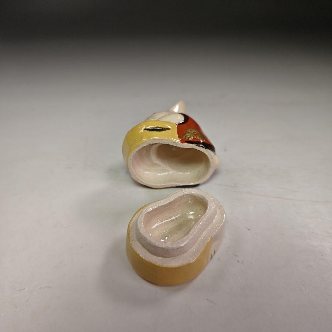 イ910 香合『伊東桂楽造』『兎うさぎ　香合　共箱』茶道具