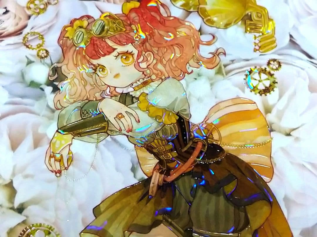 J431＃蒸汽幻想(贝壳光)遇光切り売り海外人物マステ女の子