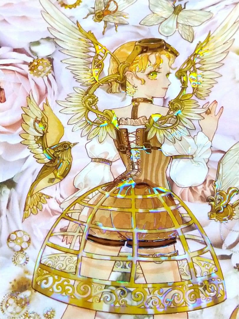 J431＃蒸汽幻想(贝壳光)遇光切り売り海外人物マステ女の子