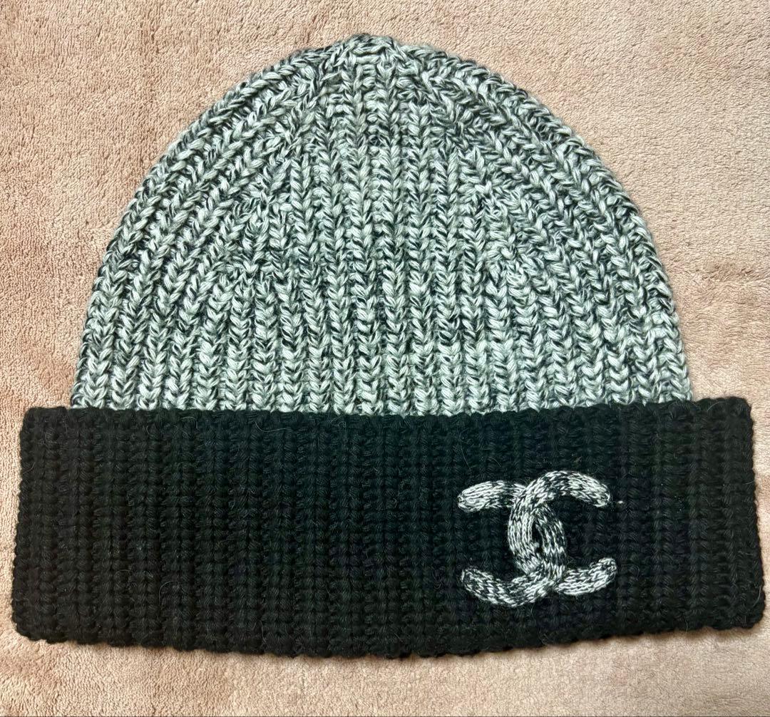 CHANEL ニット帽　美品