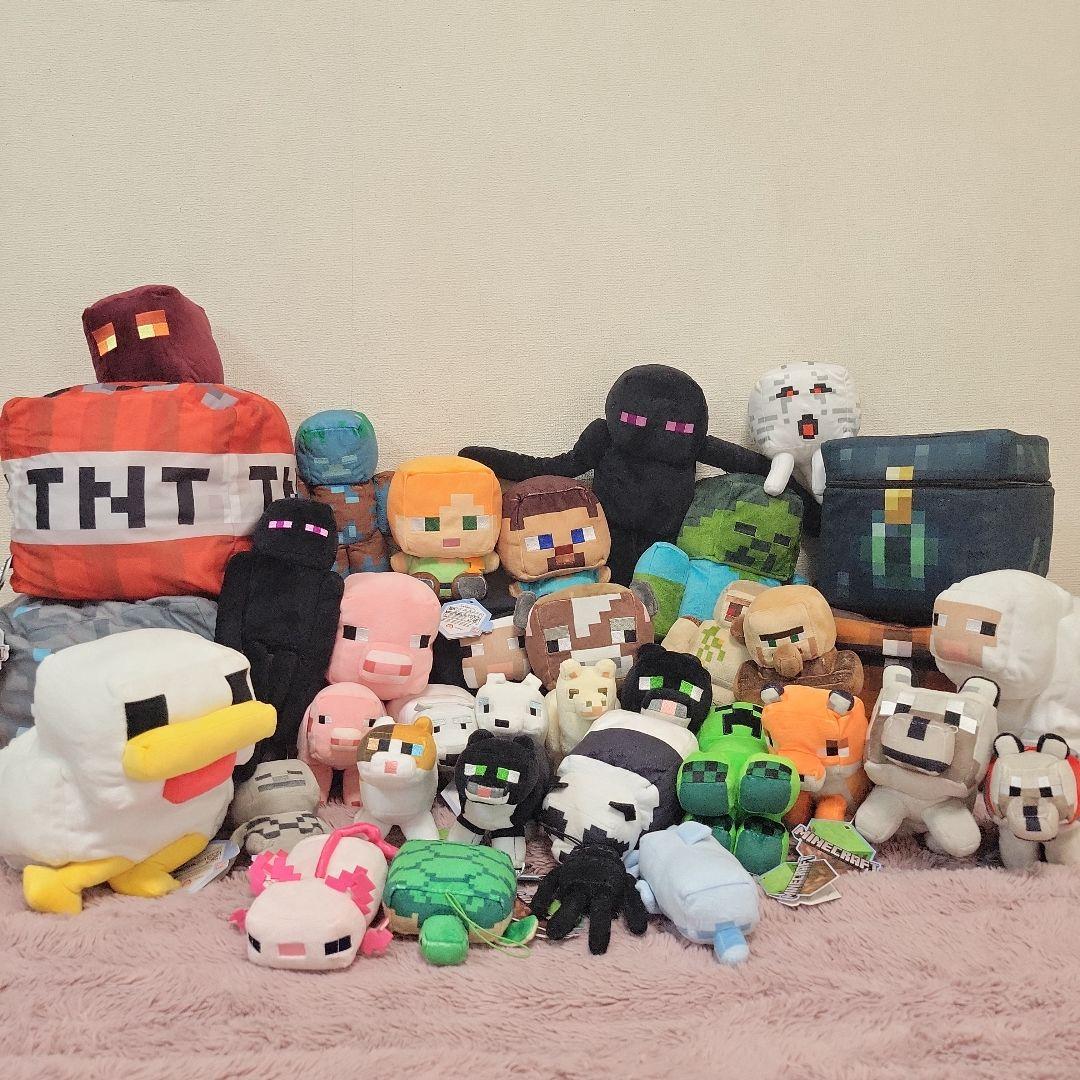 【お値下げ中】Minecraft ぬいぐるみ大量37点セット