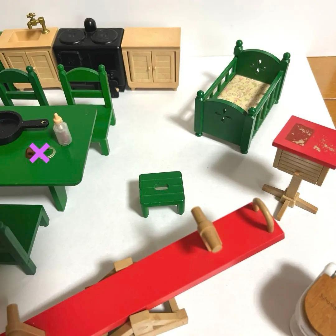 シルバニアファミリー　初期ハウス　家具、台所、など