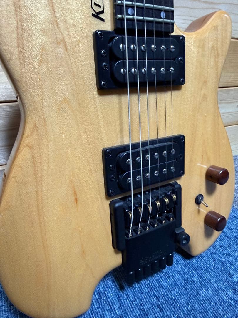 Kiesel エレキギター ナチュラルウッド