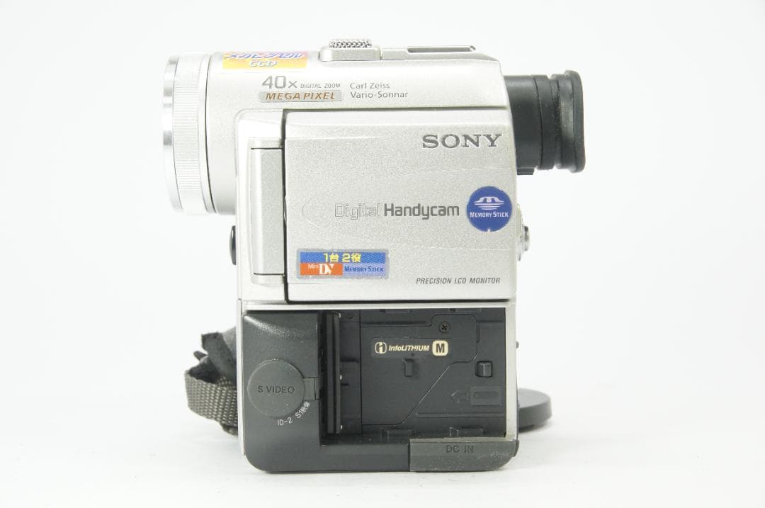 【動作品】 SONY ビデオカメラ miniDV DCR-PC100 バッグ付き