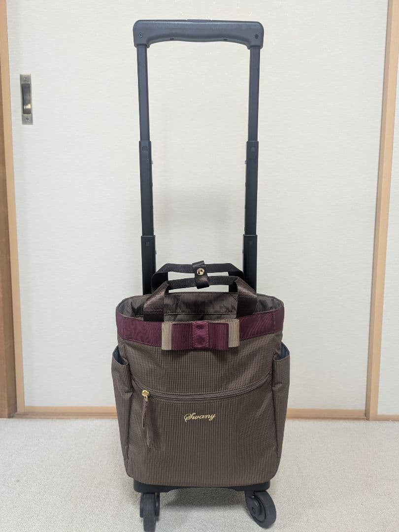 SWANYキャリーバッグ★ D-577ルバンドミニIII グレージュ 美品