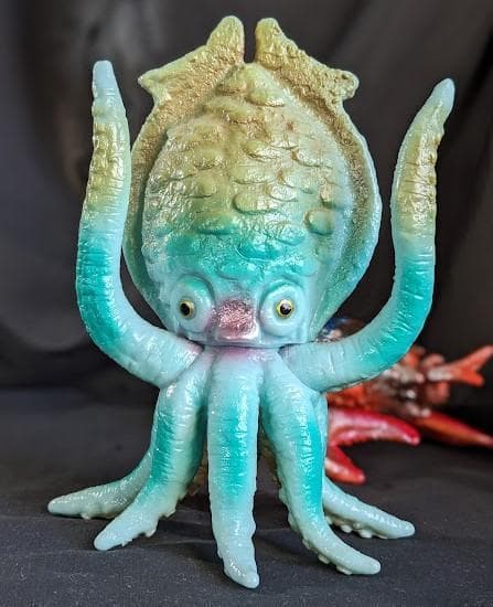 ゲゾラ・ガニメ「決戦！南海の大怪獣」（ブルマァク復刻）ソフビ２体セット