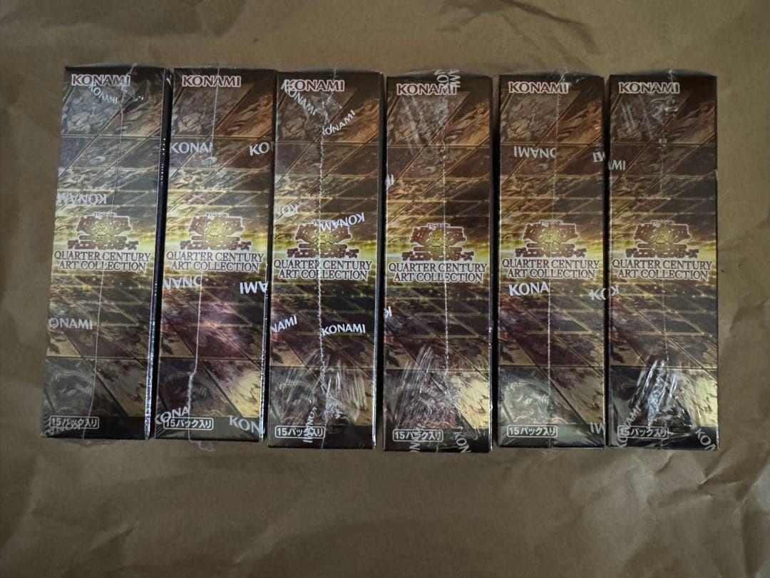 遊戯王OCG クォーターセンチュリーアートコレクション 6BOX シュリンク付き