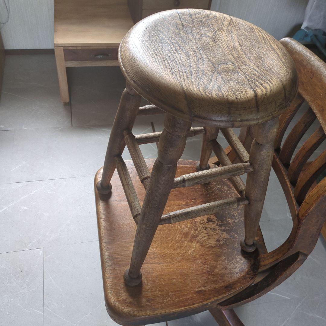 フランスブロカントアンティーク　ビィンテージスツール