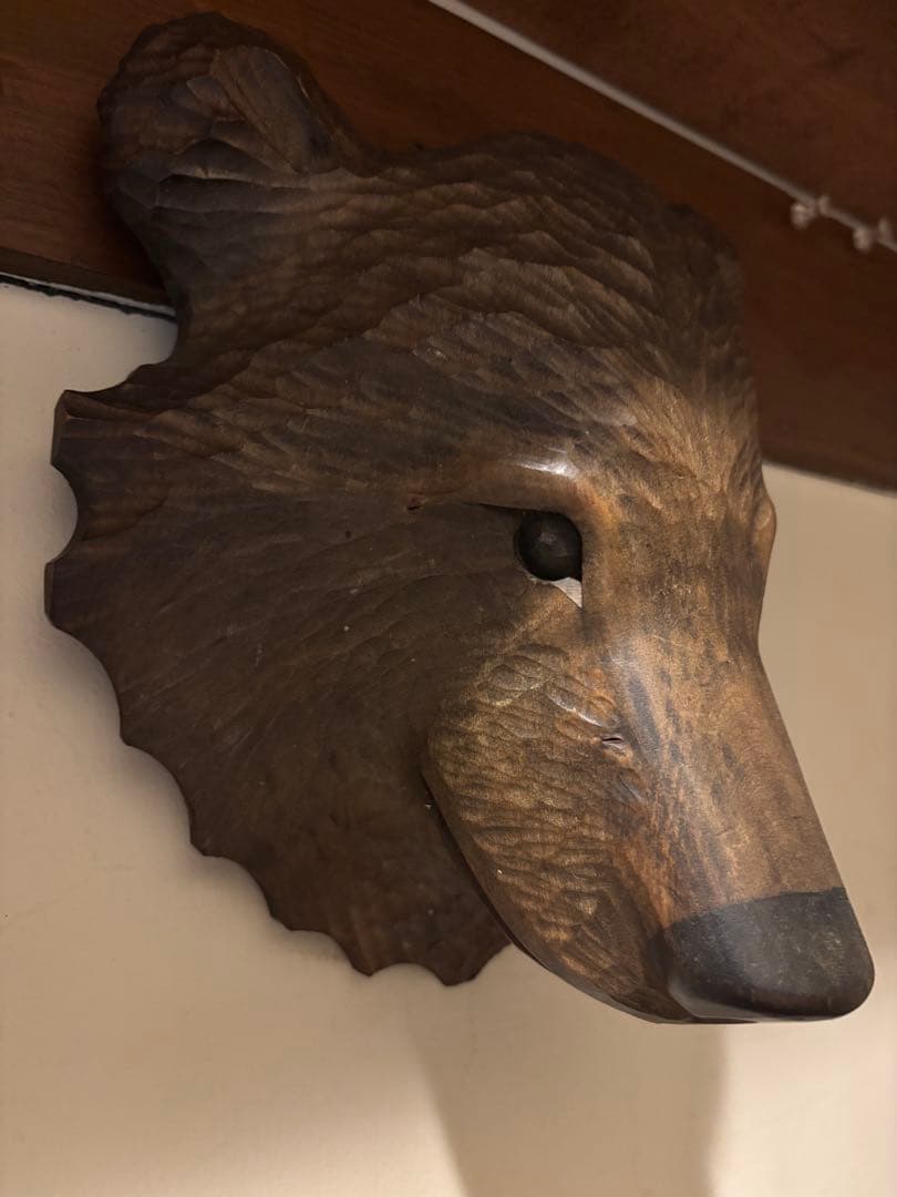 北海道　木彫　熊　1967年頃