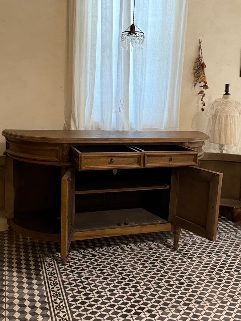 フレンチ キャビネット サイドボード テレビボード アンティーク　フランス