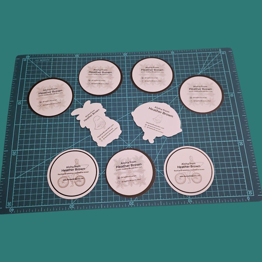 Heather Brown 9 Stickers ヘザーブラウンアートステッカー