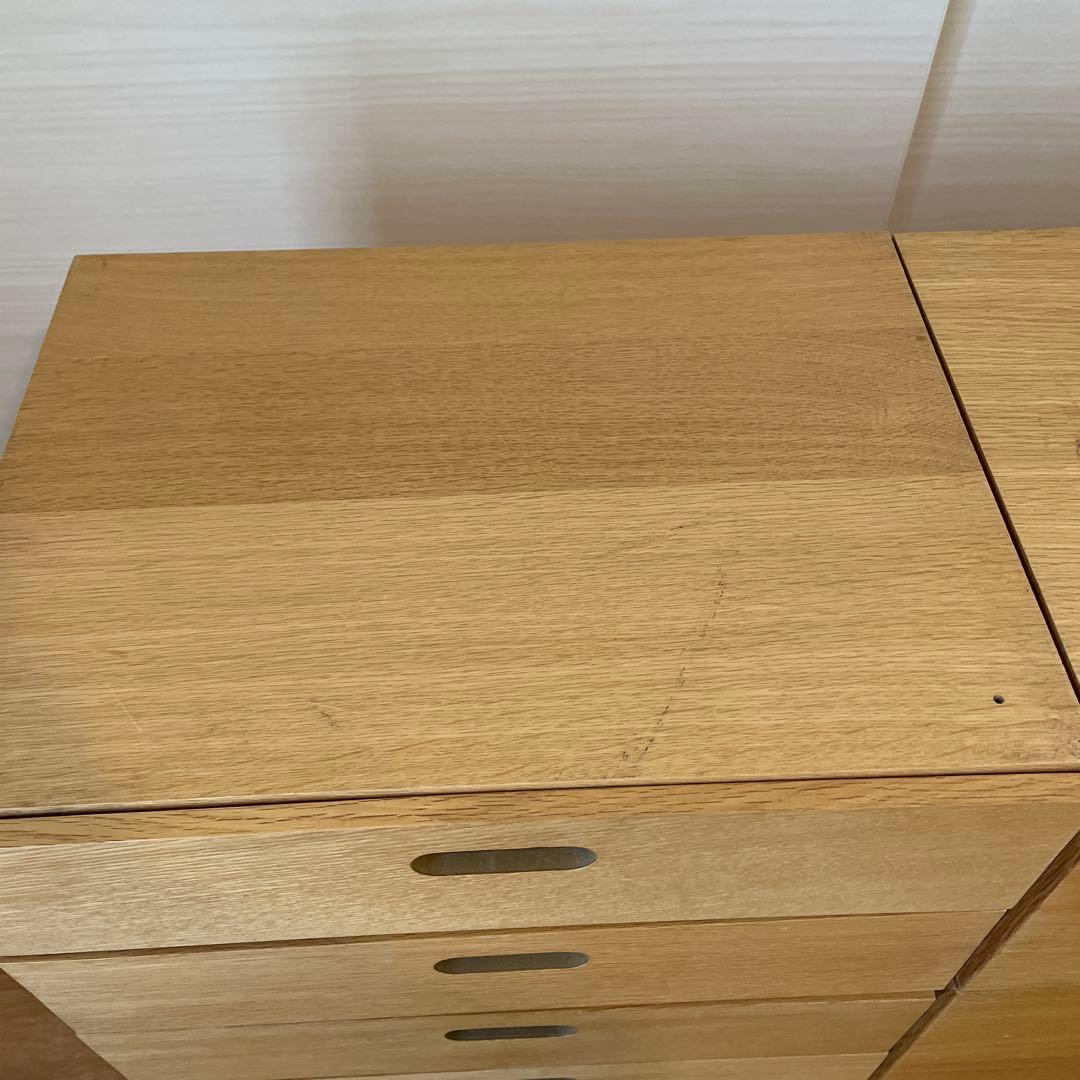 さんちゃん 無印良品 スタッキングチェスト 3組セット