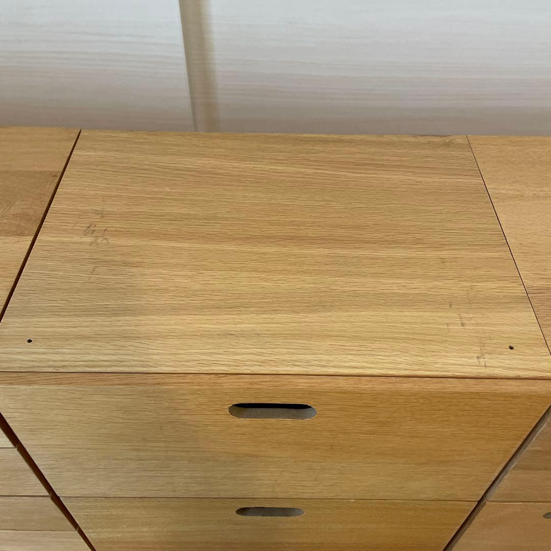 さんちゃん 無印良品 スタッキングチェスト 3組セット