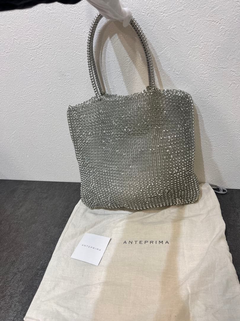 アンテプリマ ワイヤー パーティーバッグ パール バタフライ 美品