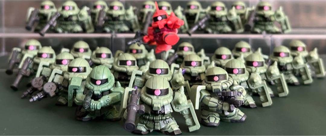 SDガンダムフルカラー ザク 31機セット