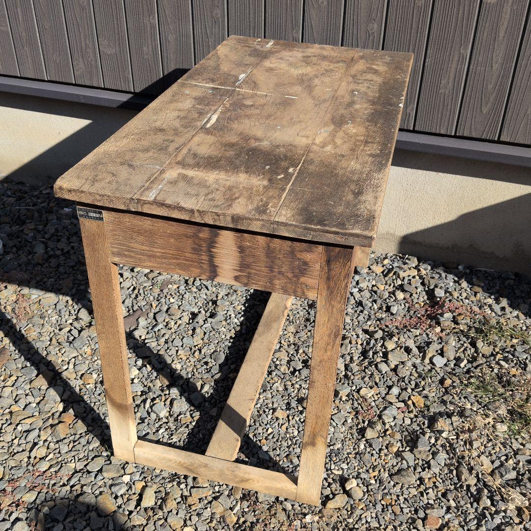 木製 文机 引き出し レトロ家具 アンティーク 学習机