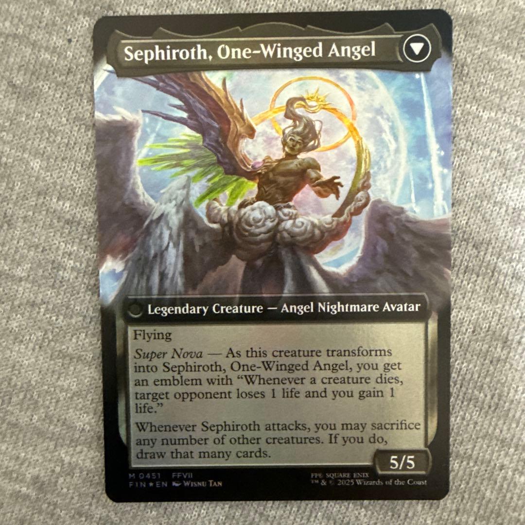 セフィロス、威名のソルジャー/片翼の天使、セフィロス / 英語版　拡張foil