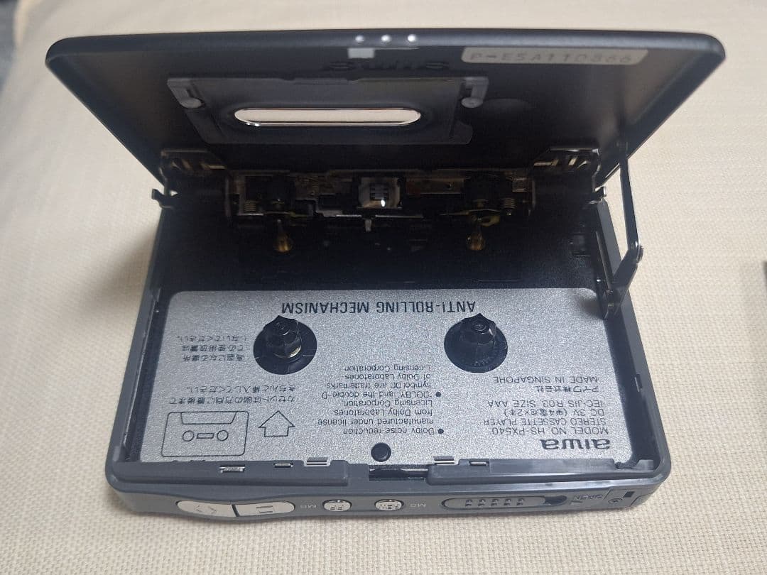 【aiwa】PX540 カセットプレーヤー　※送料込み